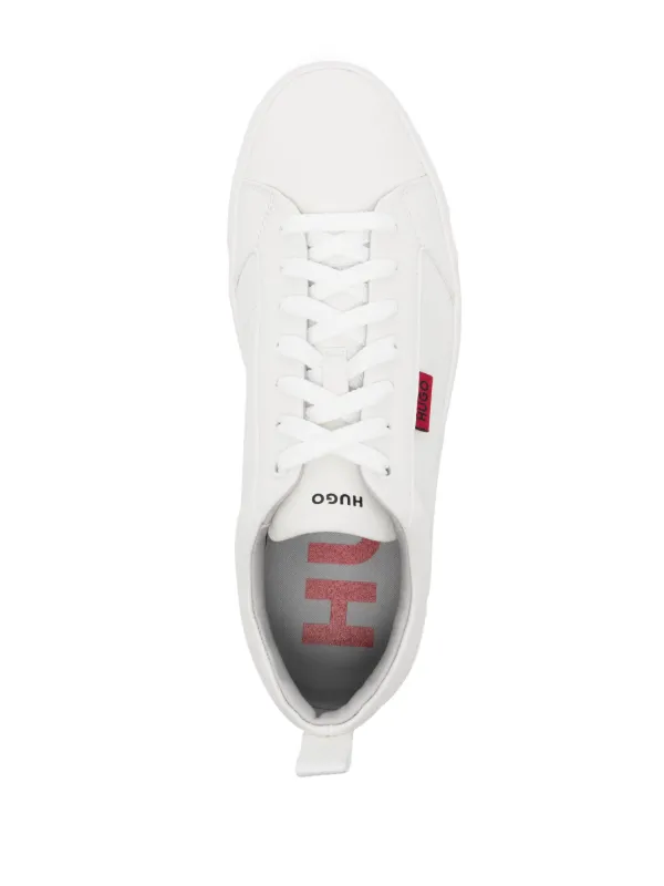 HUGO logo-tag Sneakers | White | FARFETCH