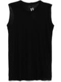 Rick Owens organic cotton tank top - Black