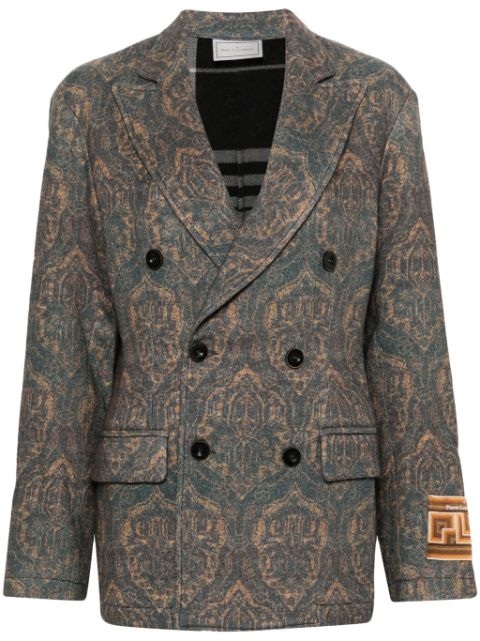 Pierre-Louis Mascia abstract-print blazer