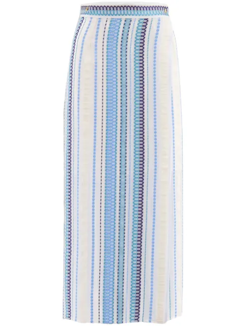 Zeus+Dione wrap midi skirt
