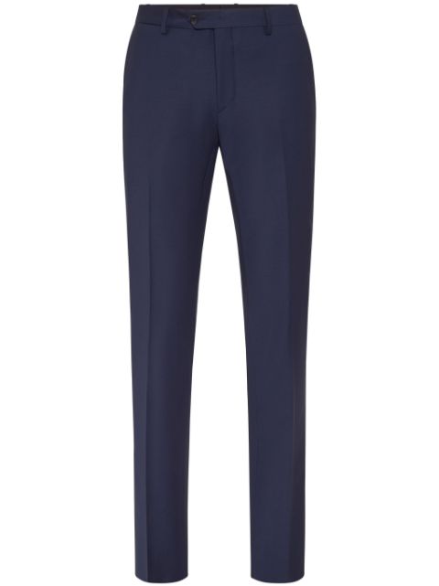 Philipp Plein straight-leg wool-blend trousers Men