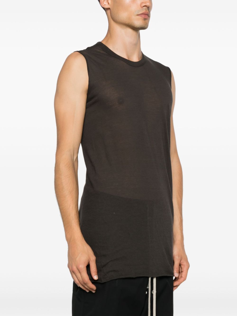 Rick Owens Tanktop van biologisch katoen Grijs