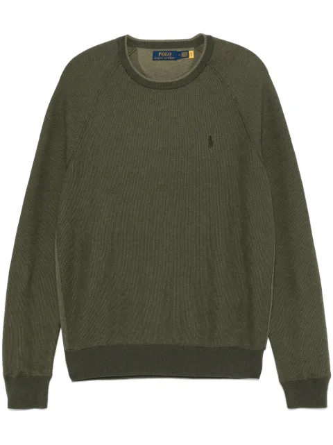 Polo Ralph Lauren piqué-weave sweater