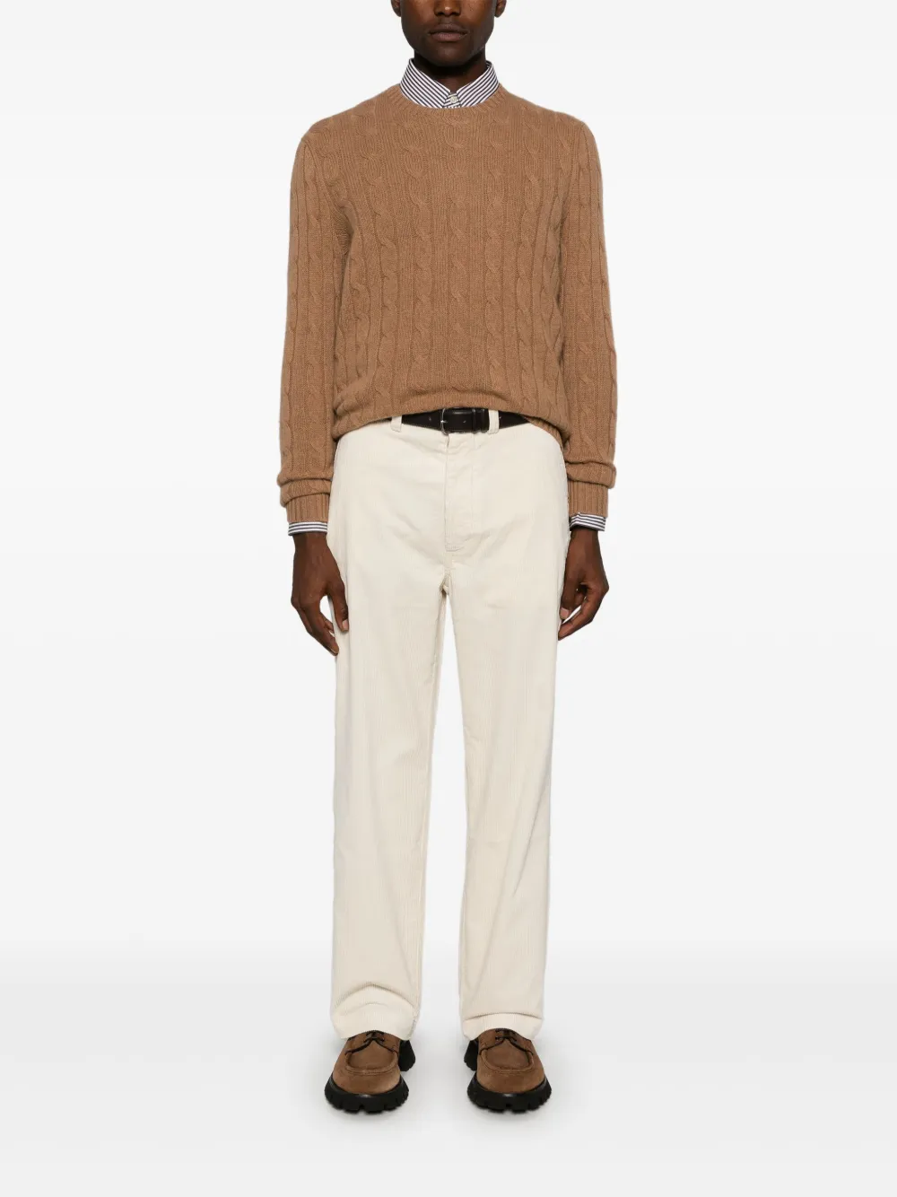 Polo Ralph Lauren Kabelgebreide trui Bruin