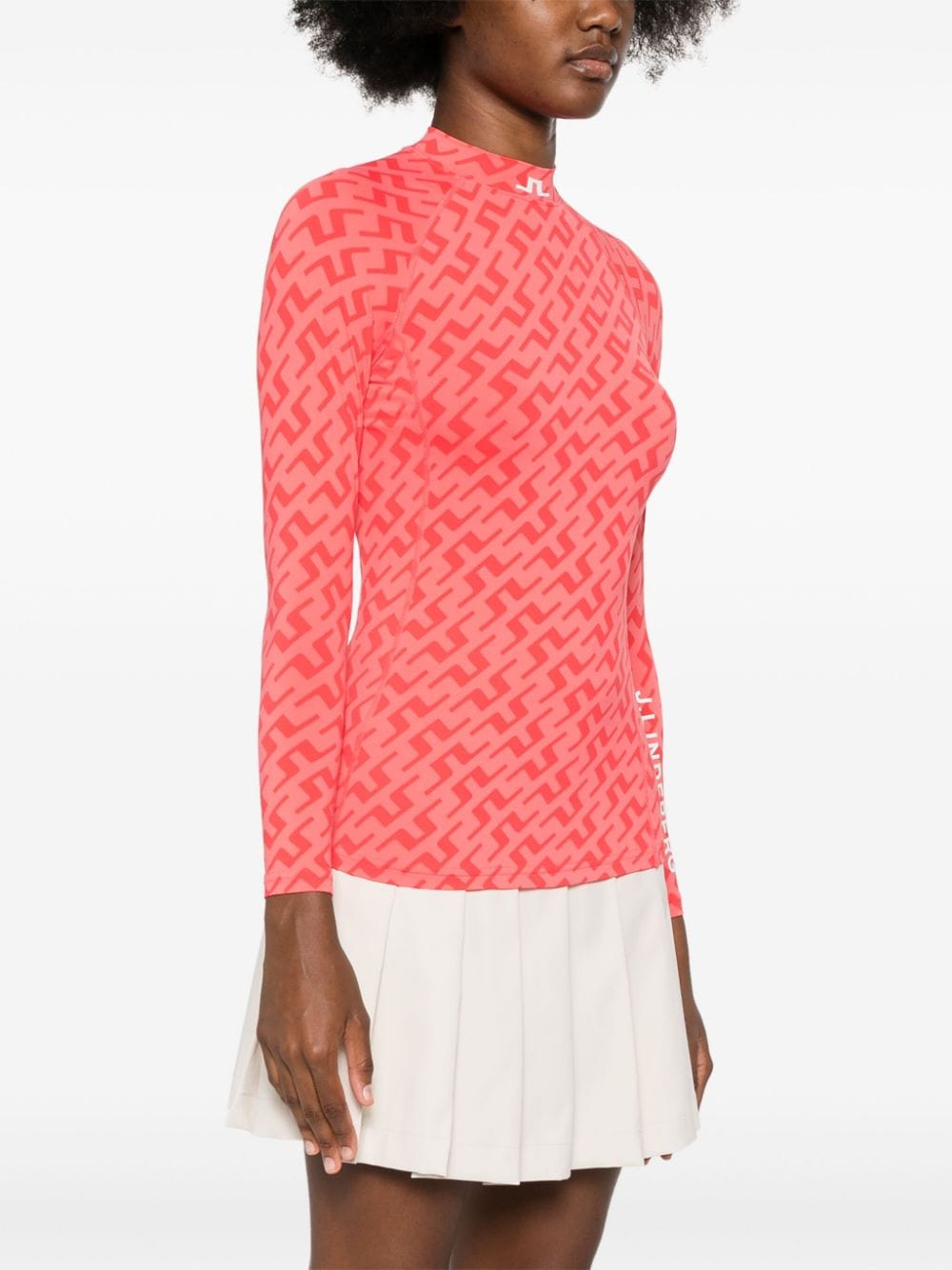 Shop J. Lindeberg Eliza Top In Rosa