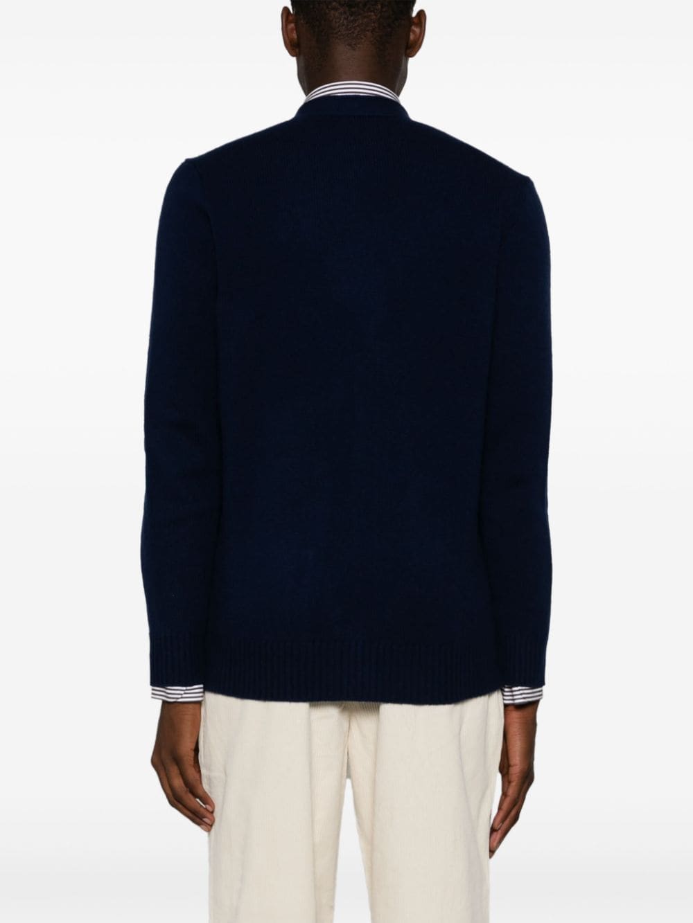 Shop Polo Ralph Lauren Cashmere Cardigan In Blue