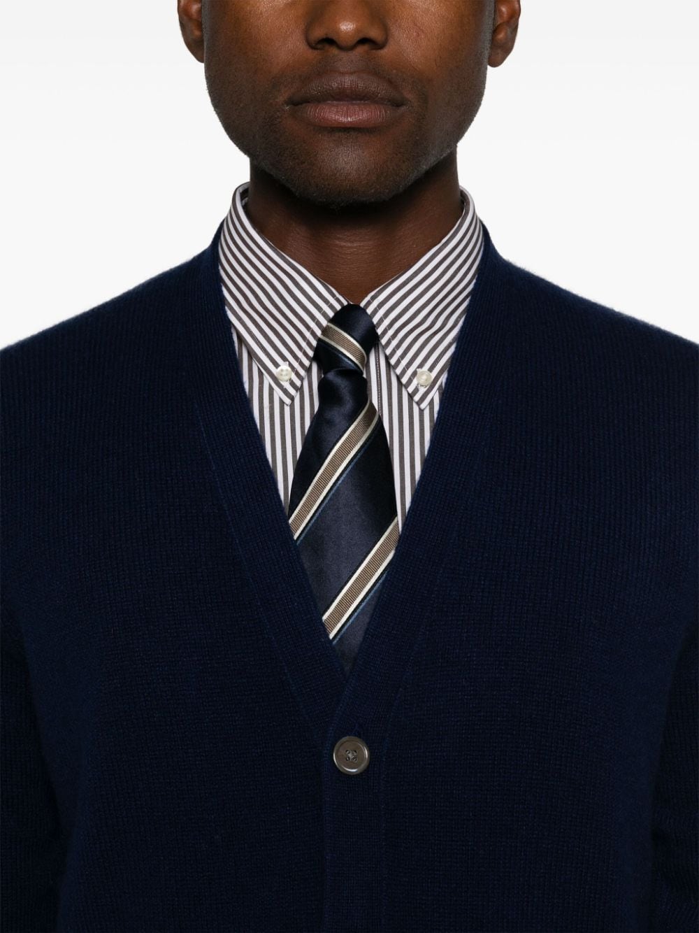 Shop Polo Ralph Lauren Cashmere Cardigan In Blue