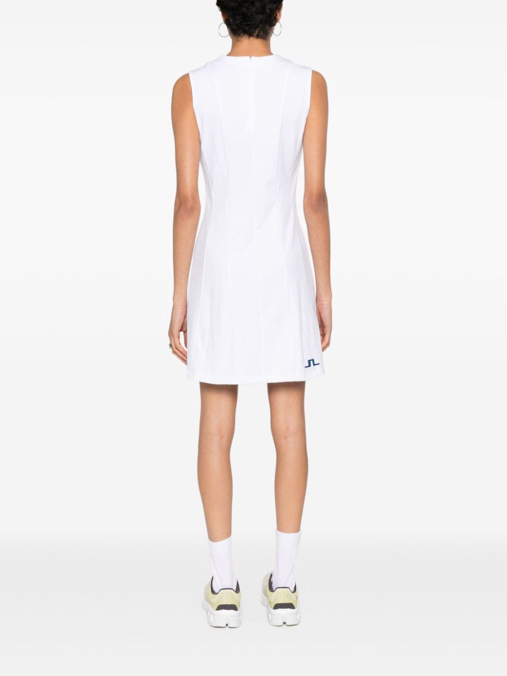 Shop J. Lindeberg Jasmin Mini Dress Set In Weiss