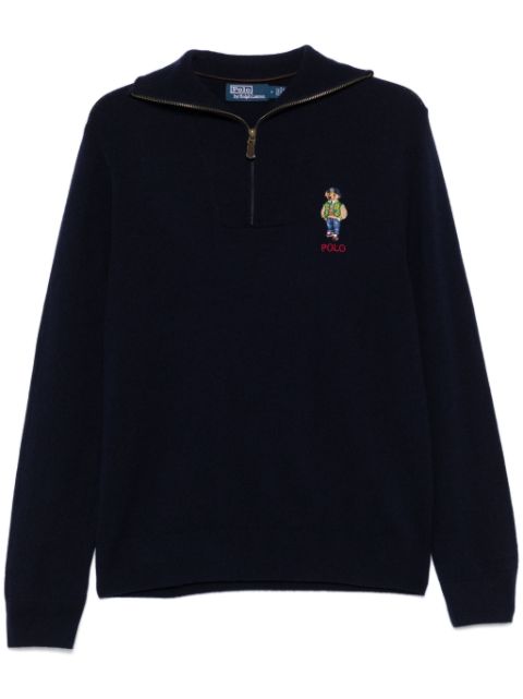 Polo Ralph Lauren suéter con motivo Polo Bear