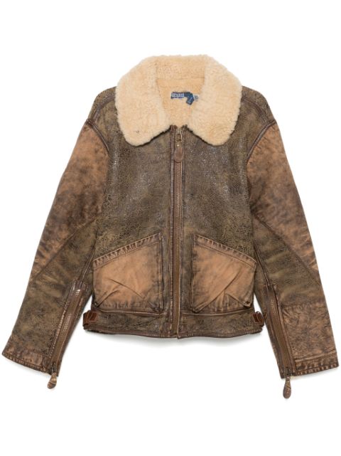 Polo Ralph Lauren shearling-trim bomber jacket Men