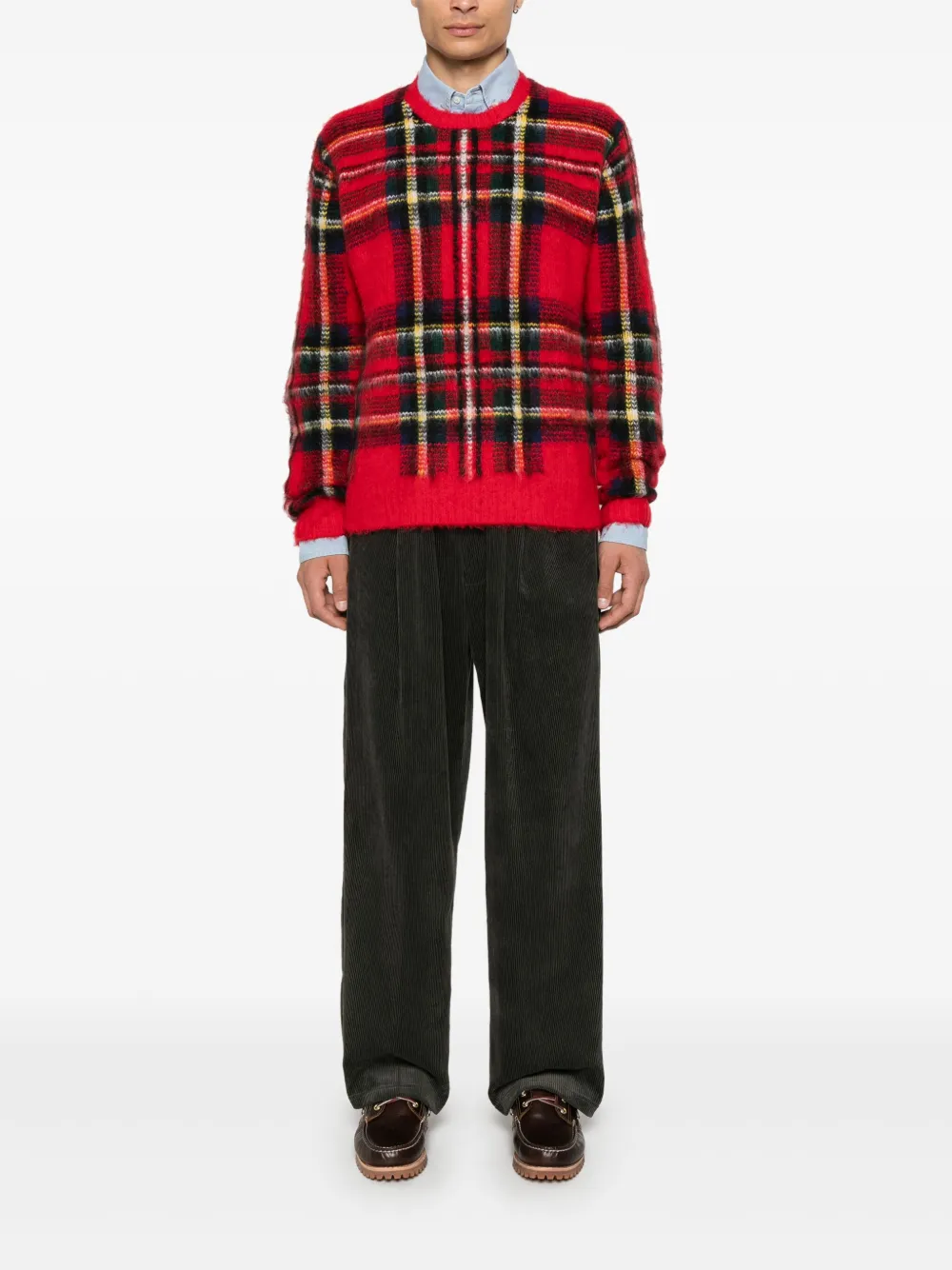Polo Ralph Lauren Geruite trui Rood