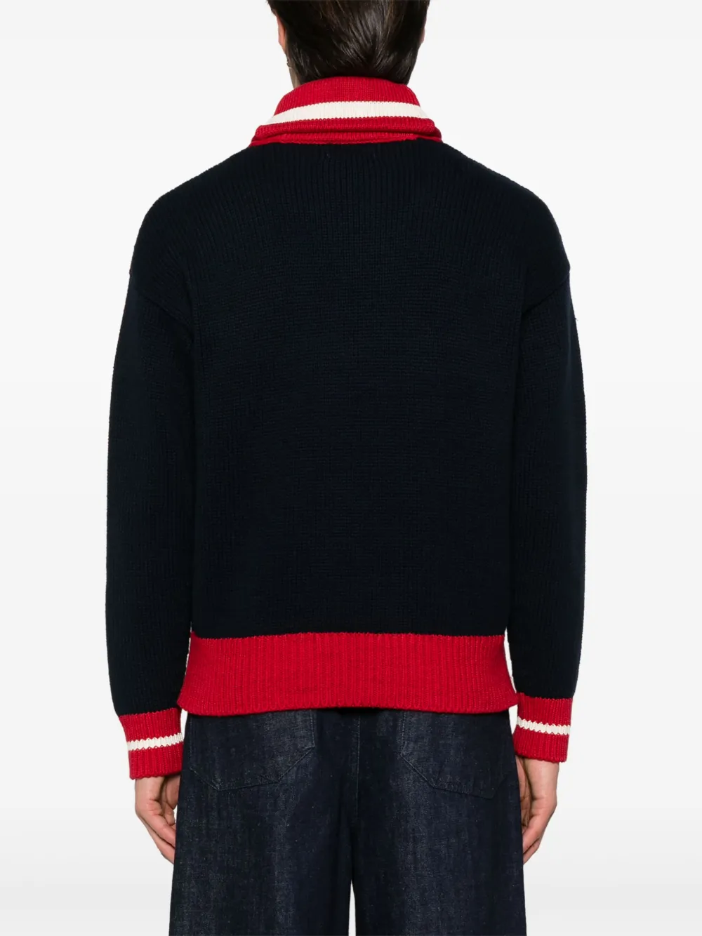 Polo Ralph Lauren Katoenen trui met colourblocking Blauw