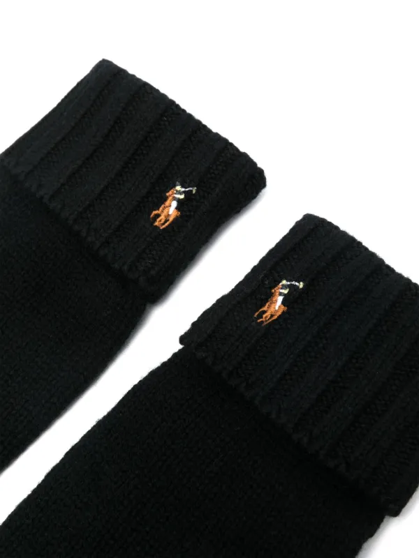 Polo Ralph Lauren メリノウール 手袋 | ブラック | FARFETCH JP