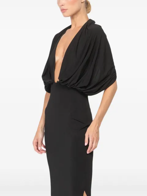 Magda Butrym draped-detail maxi dress 109724 - 2