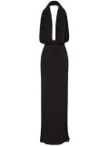 Magda Butrym draped-detail maxi dress - Black