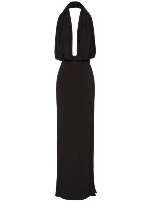 Robe longue à détails drapés - Magda Butrym - Modalova