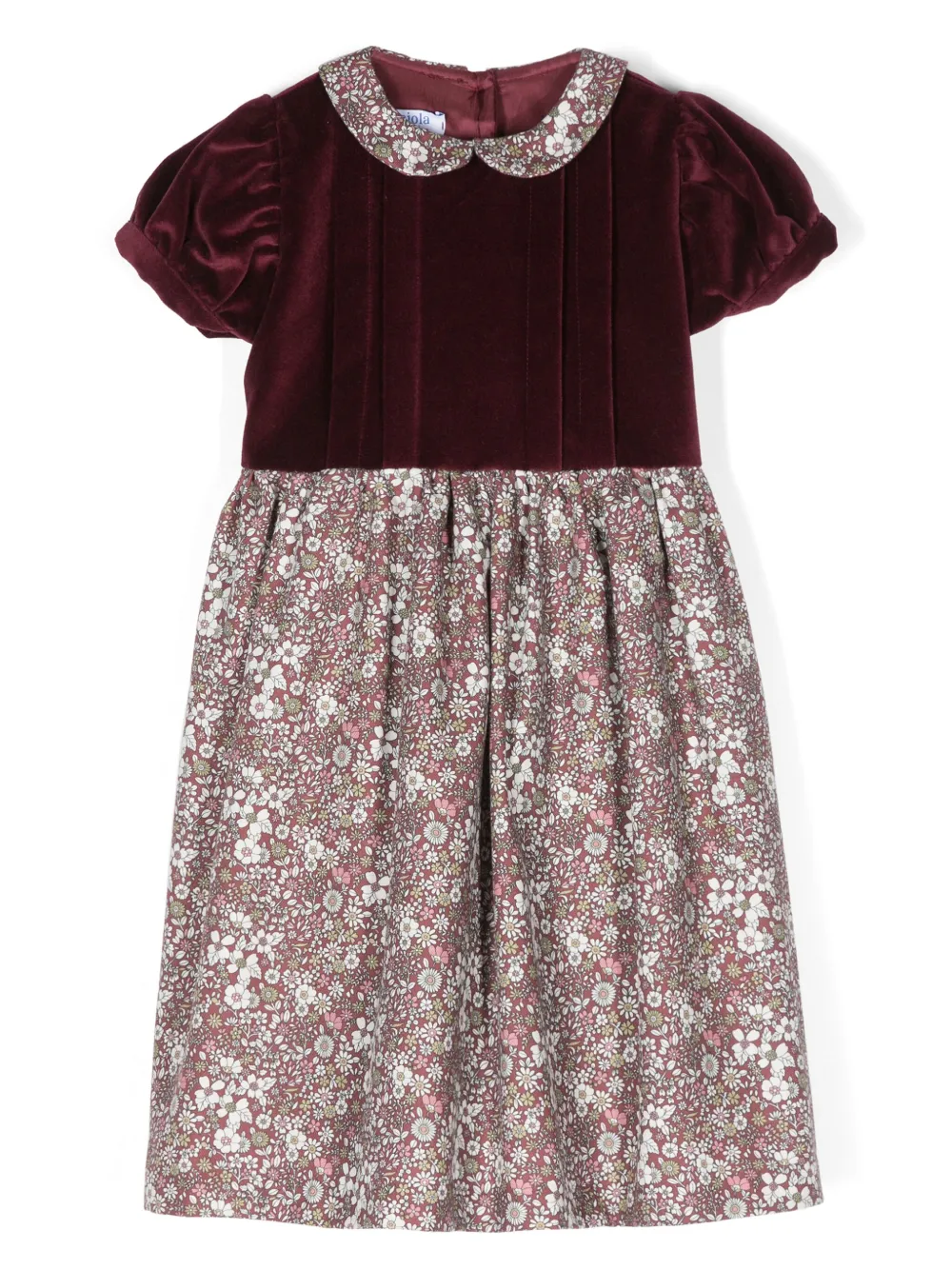 Siola Jurk met bloe print Rood