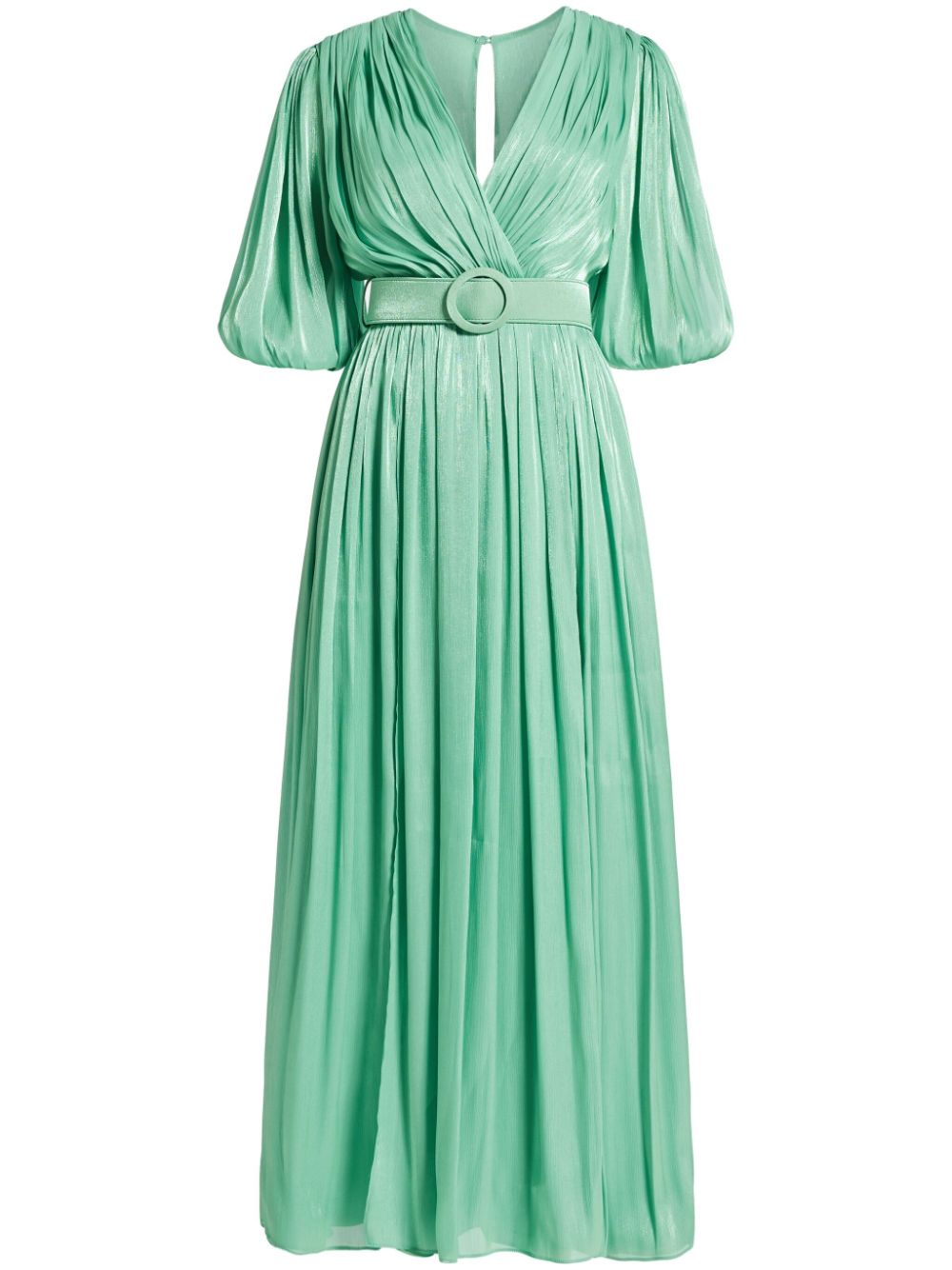 Shop Costarellos Brennie Maxi Dress In Green