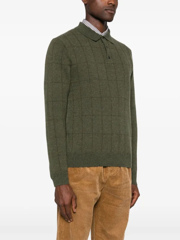 POLO RALPH LAUREN ニット セーター チェック グリーン Polo Ralph Lauren チェック セーター | グリーン | FARFETCH JP
