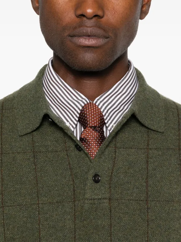 POLO RALPH LAUREN ニット セーター チェック グリーン Polo Ralph Lauren チェック セーター | グリーン | FARFETCH JP