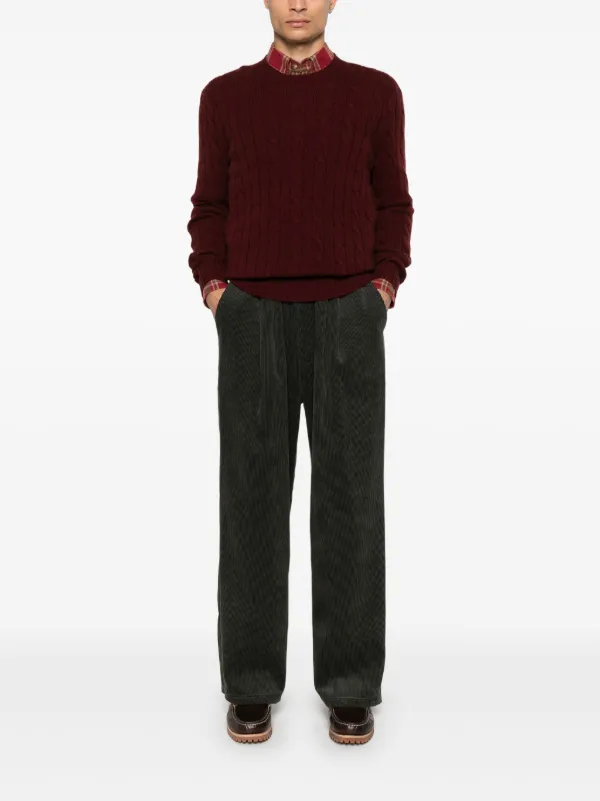 Polo Ralph Lauren cable-knit Sweater | Red | FARFETCH