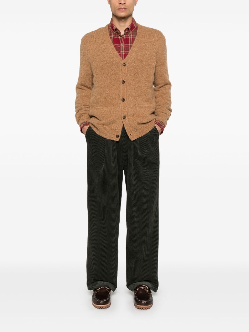 Polo Ralph Lauren elbow-patches cardigan - Brown