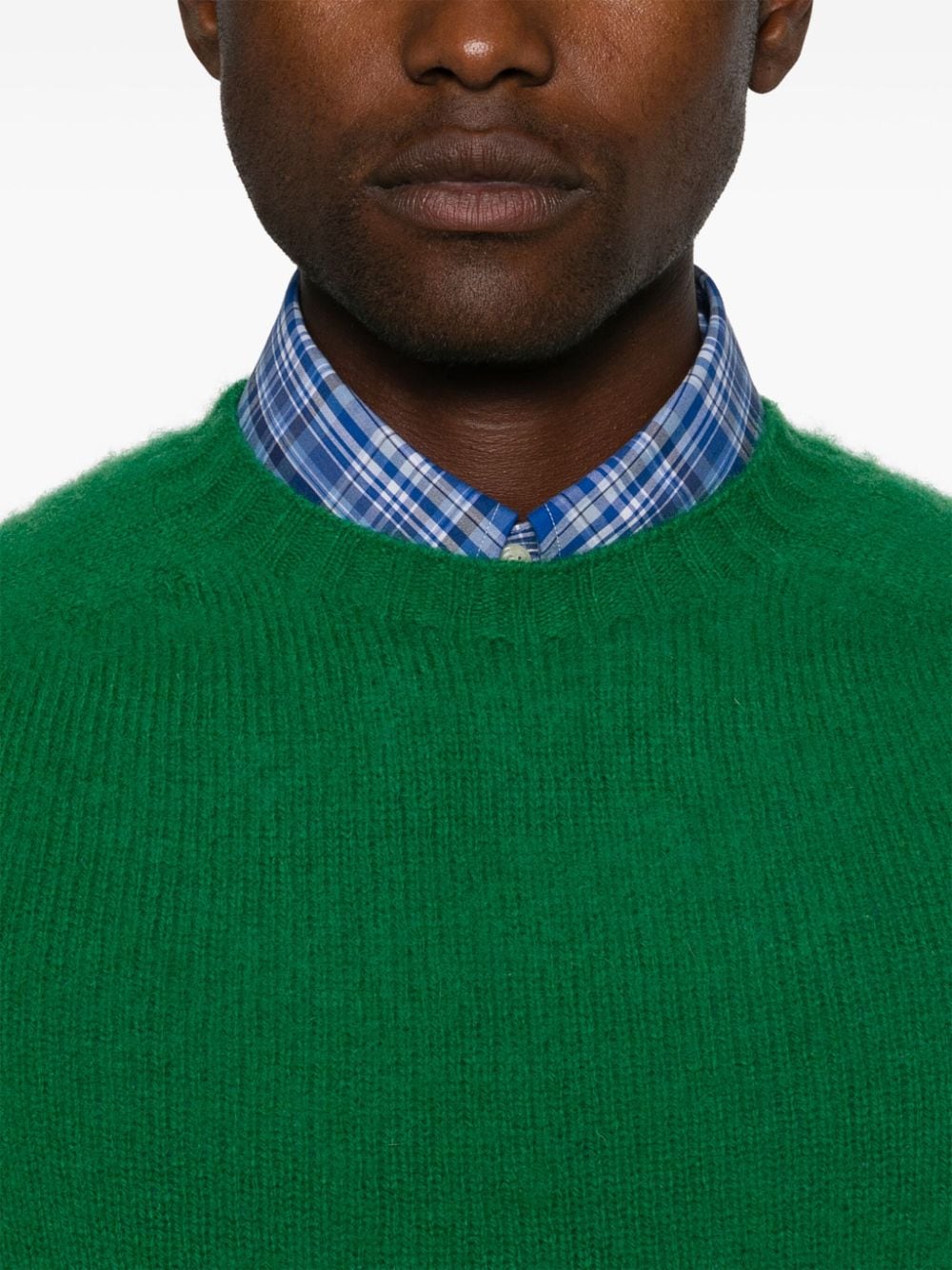 Shop Polo Ralph Lauren Wool Sweater In Green