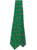 Polo Ralph Lauren patterned challis tie - Green