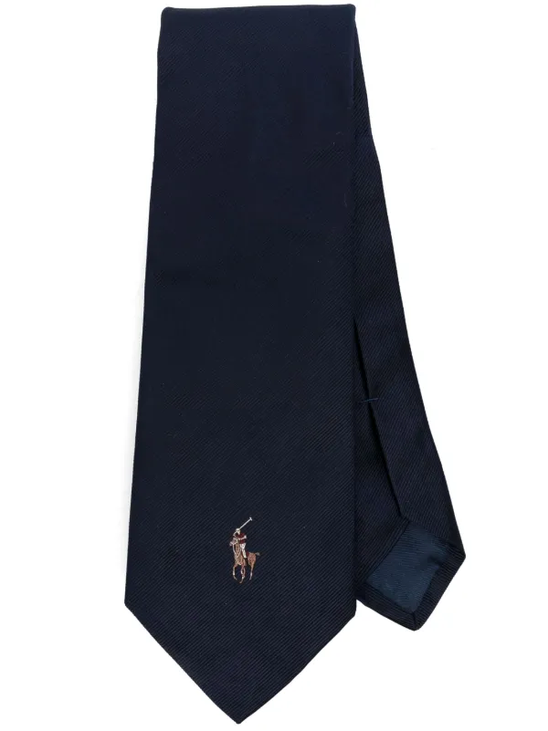 Polo Ralph Lauren Polo Pony Silk Tie Blue FARFETCH SG