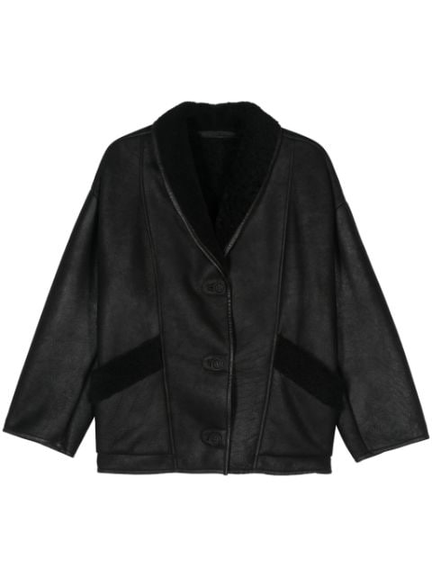 Salvatore Santoro shearling-trim jacket