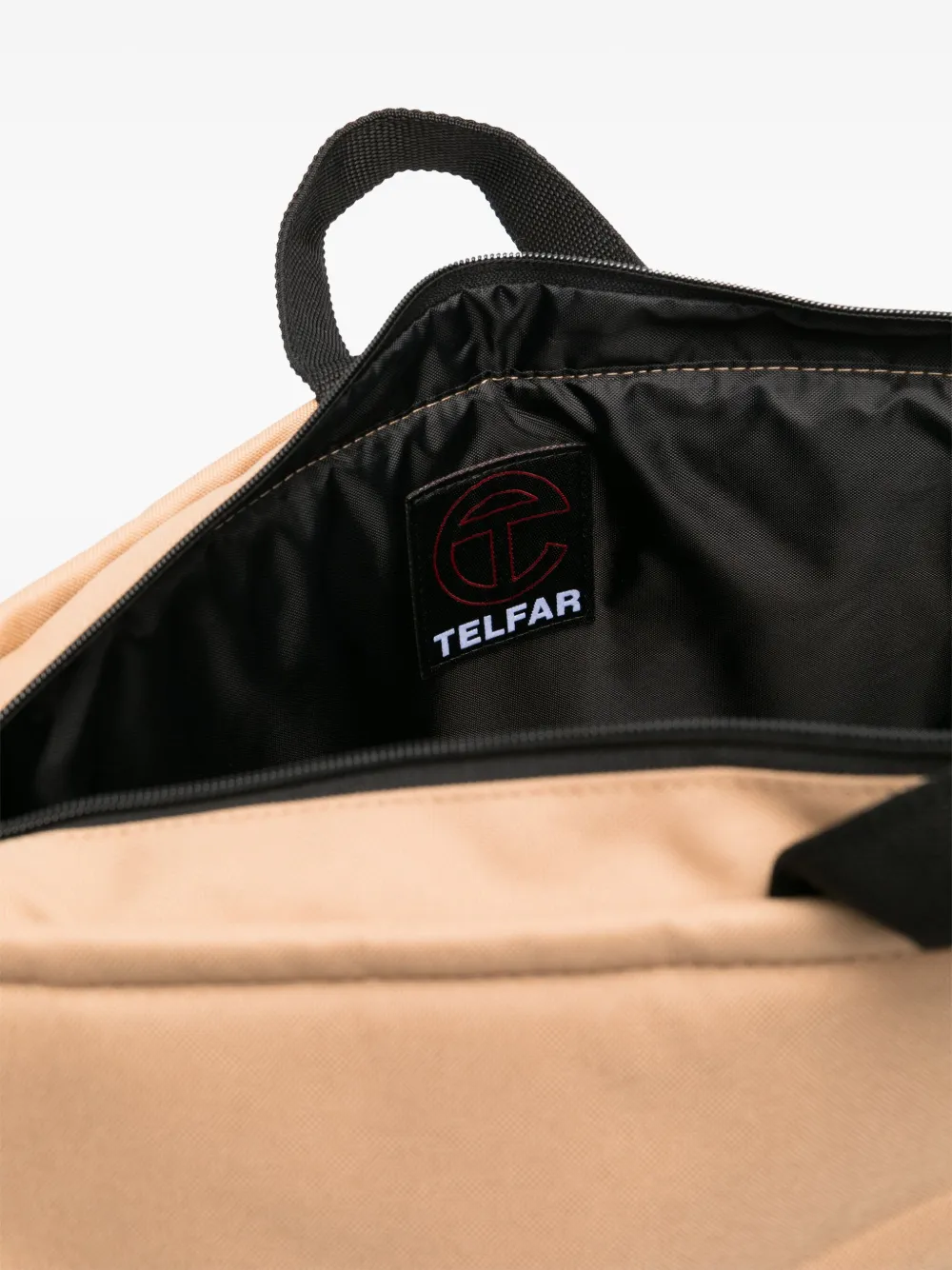 Telfar x Eastpak rugzak met logo-reliëf Beige