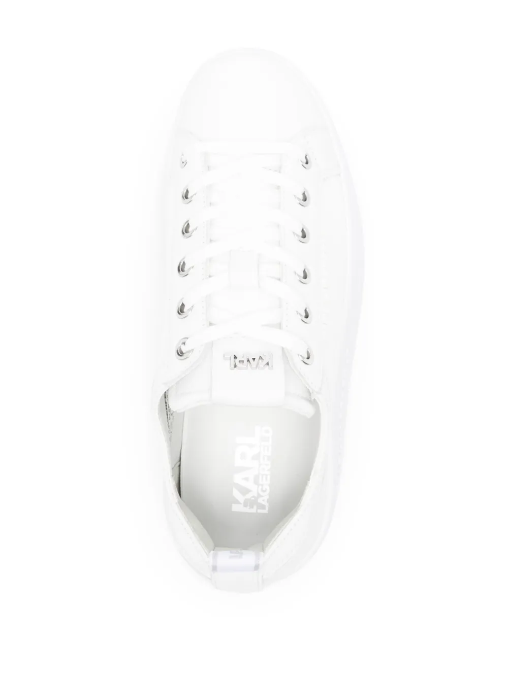 Karl Lagerfeld logo-appliqué sneakers White