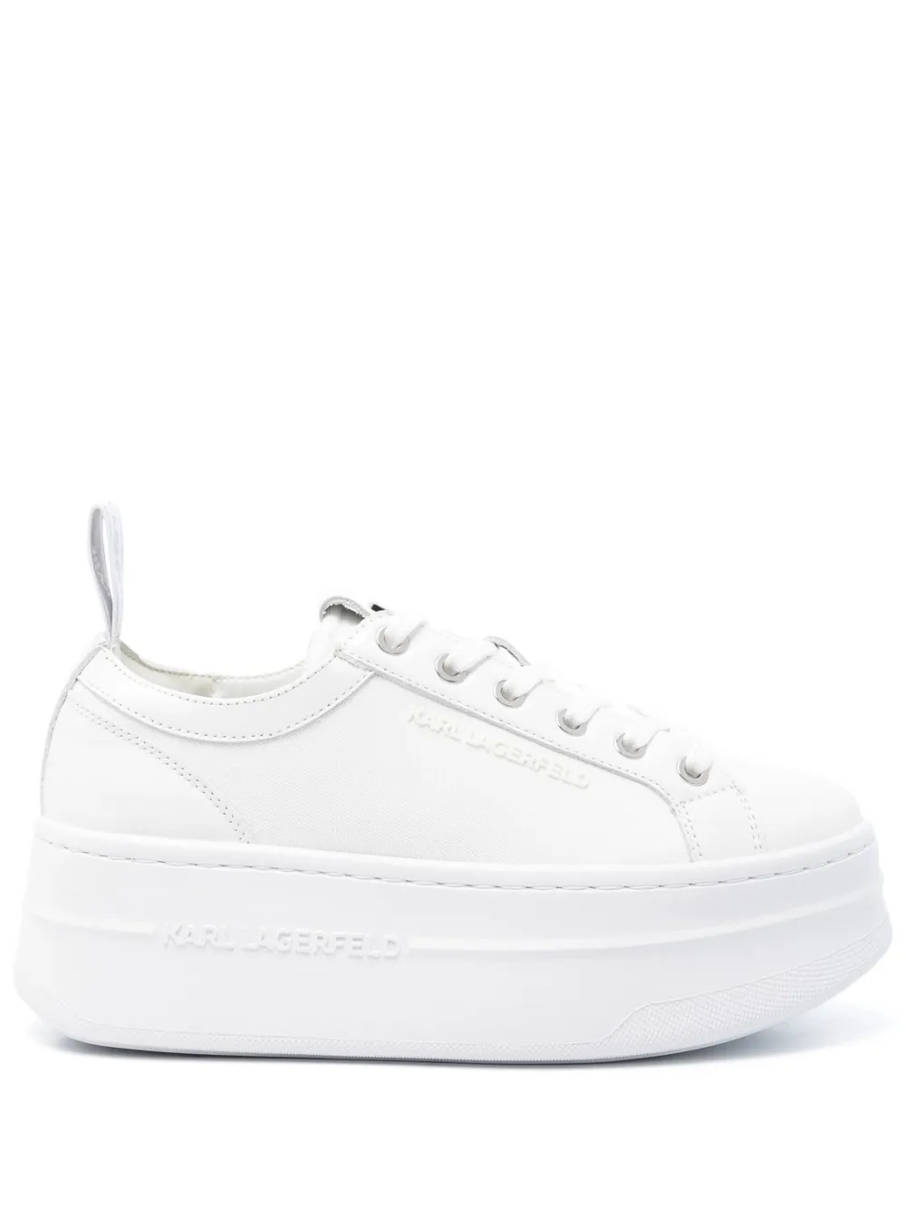 Karl Lagerfeld logo-appliqué sneakers White