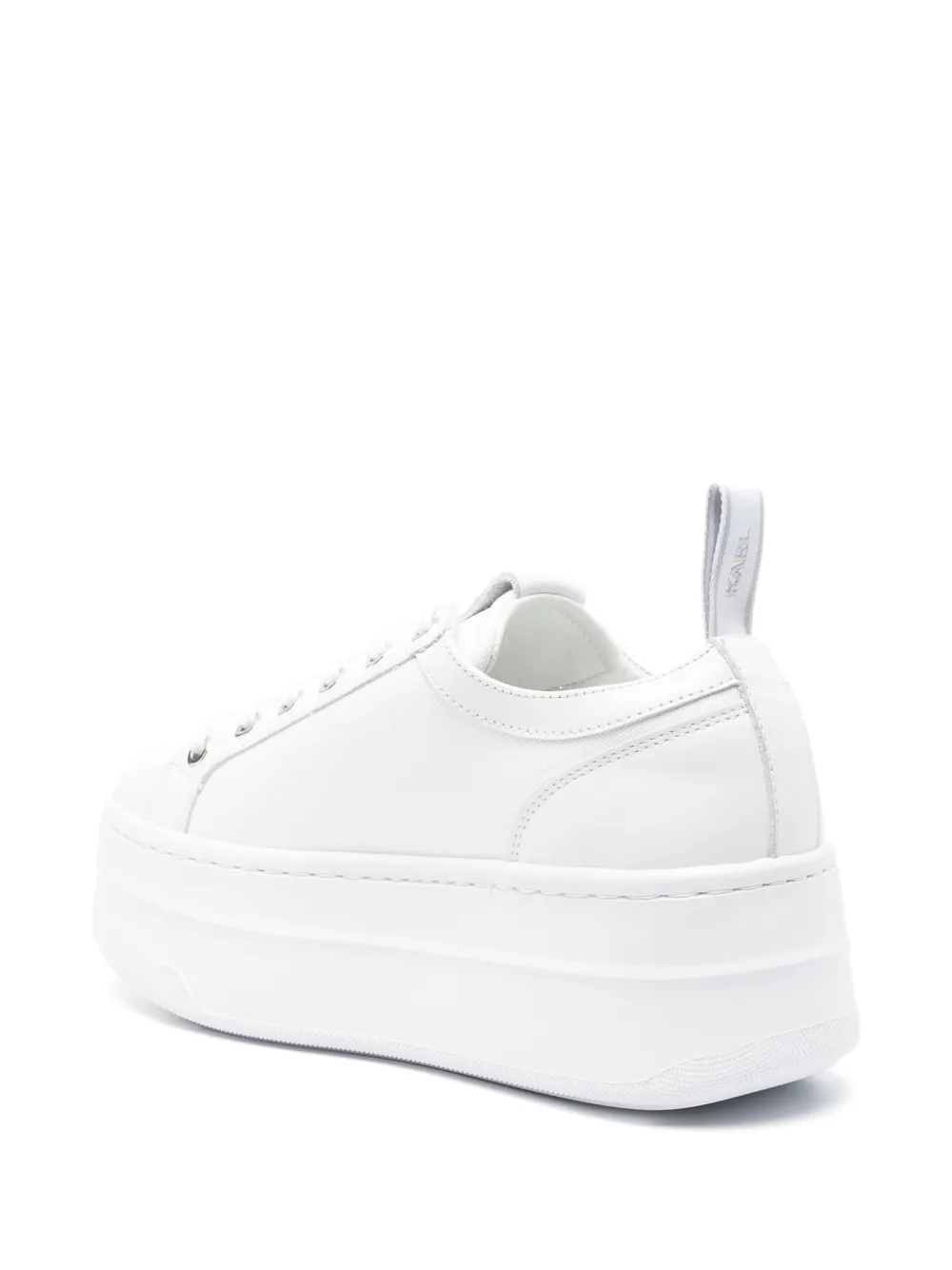 Karl Lagerfeld logo-appliqué sneakers White