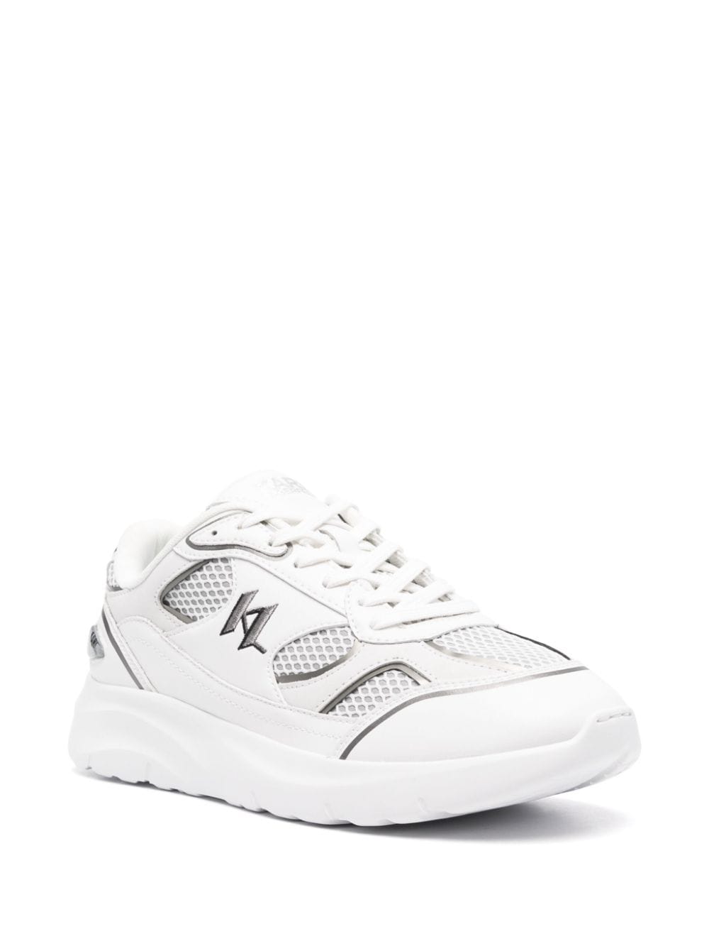 Karl Lagerfeld KL sneakers met mesh en monogram - Wit