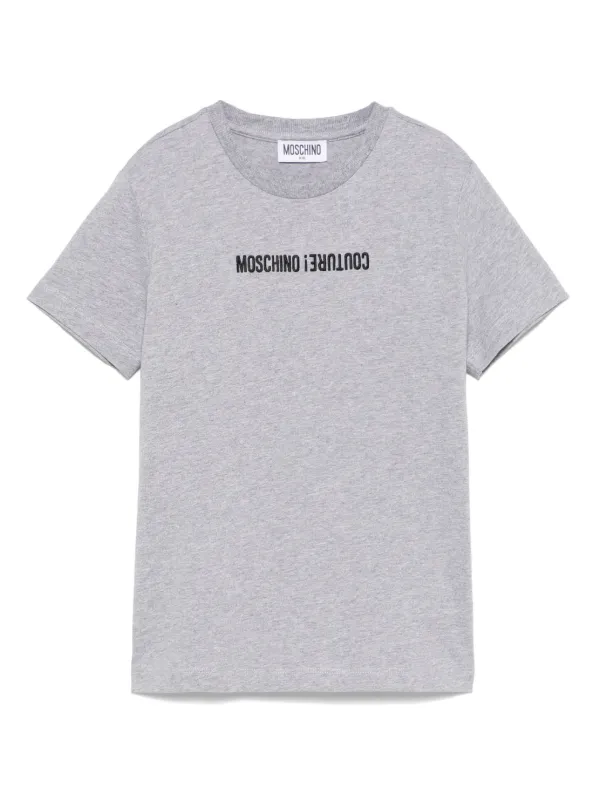 MOSCHINO COUTURE グレー Tシャツ MOSCHINO モスキーノ Tシャツ M 
