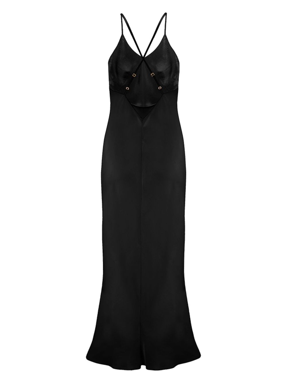 Fleur Of England silk slip dress - Black