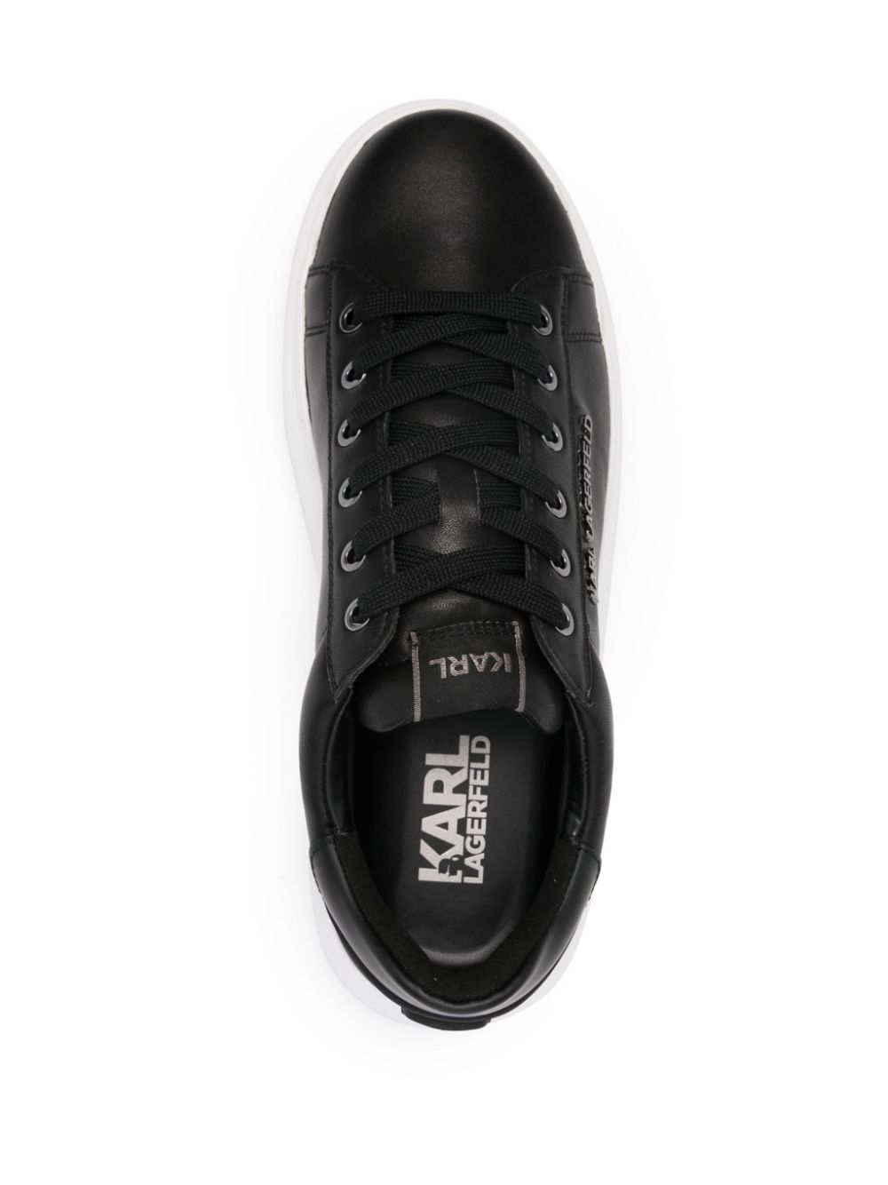 Karl Lagerfeld K Ikonik Kapri sneakers Zwart