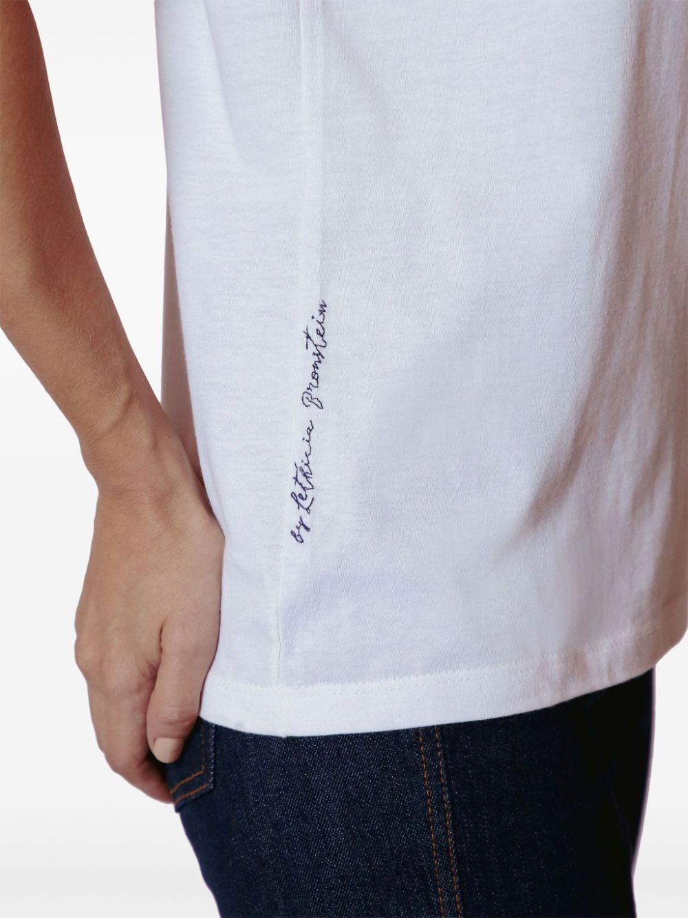 Shop Lethicia Bronstein Chiara T-shirt In White