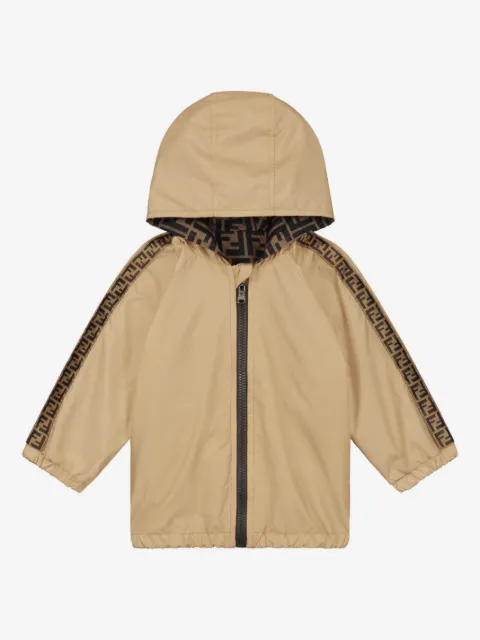 Fendi Kids Jacke mit Monogramm-Print