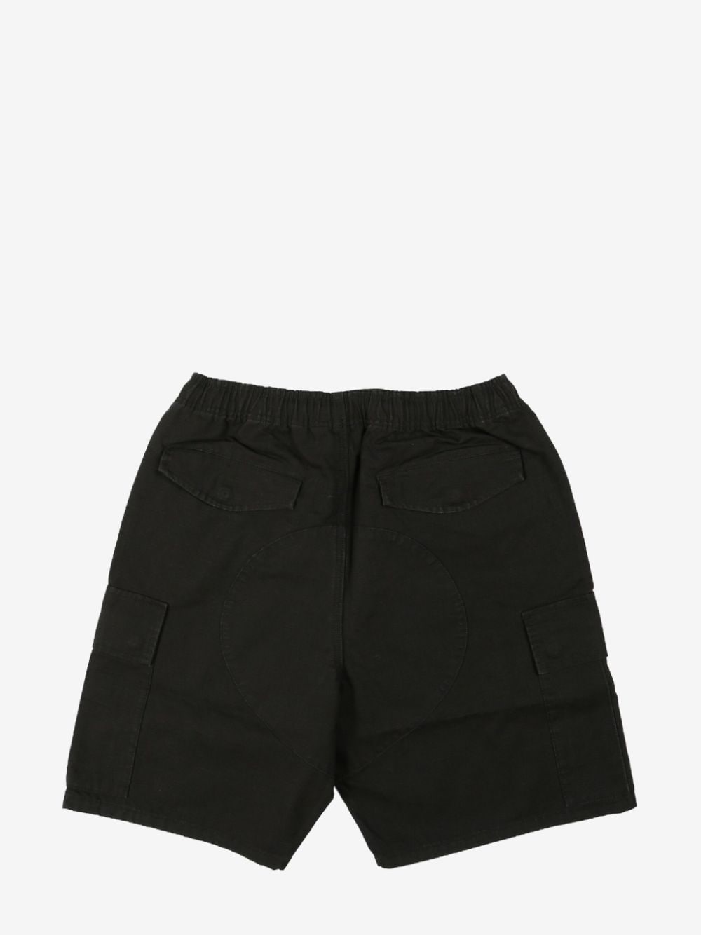 Stüssy logo-patch cargo shorts - Zwart