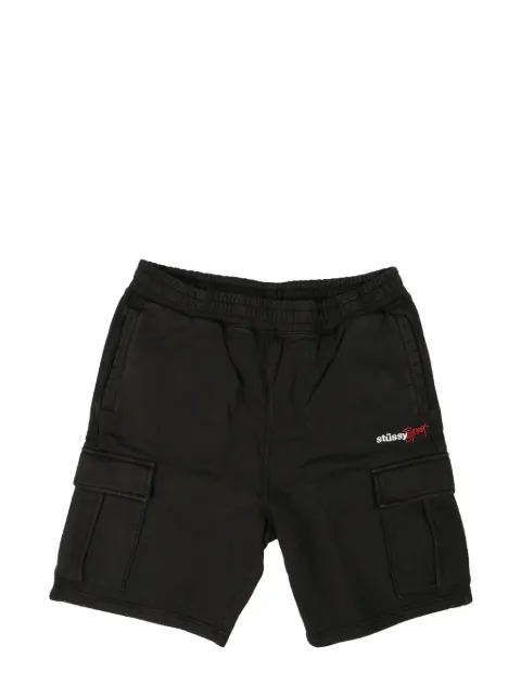 Stüssy logo-embroidered cargo shorts