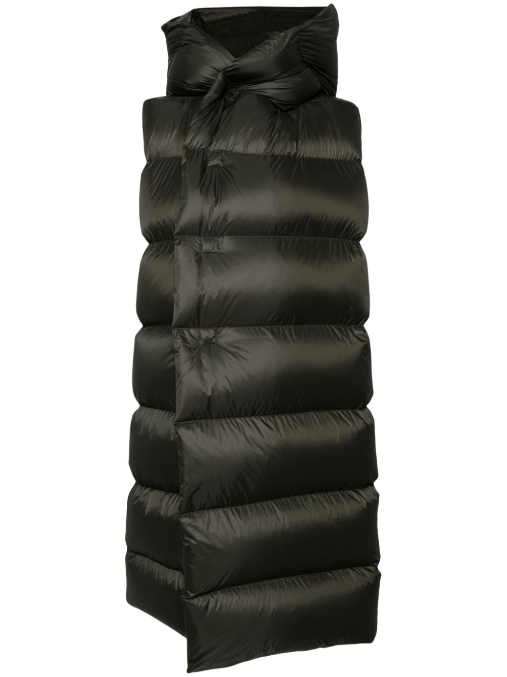 Rick Owens hooded gilet - Grey