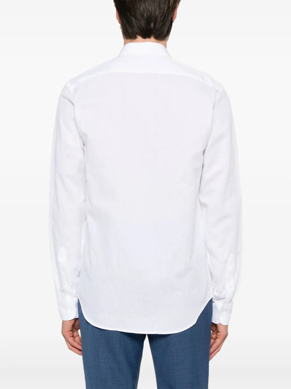 Fursac Cheesecloth Shirt In White