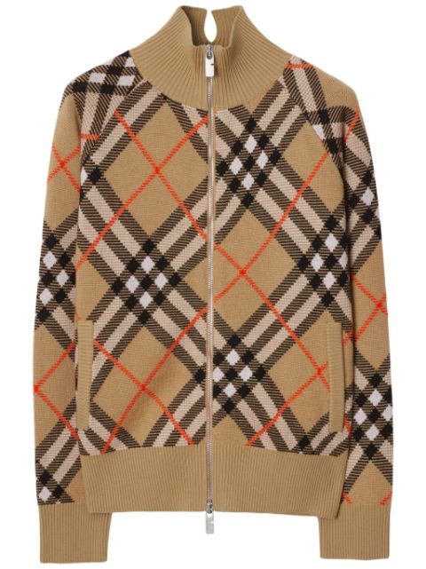 Burberry check-pattern cardigan Women