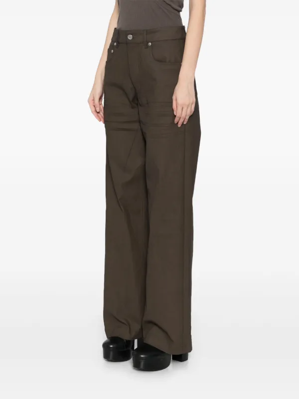 Rick Owens Geth Jeans | Brown | FARFETCH AO