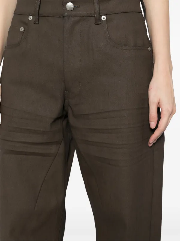 Rick Owens Geth Jeans | Brown | FARFETCH AO