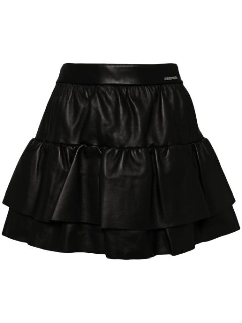 We11done Frill mini skirt