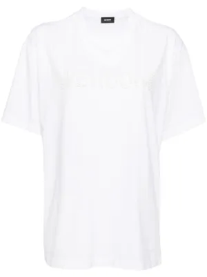 Enföld floral-appliqué T-shirt | White | FARFETCH ZA