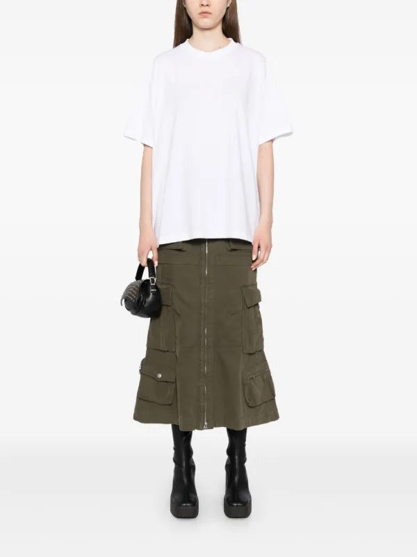 We11done Pearl Logo Tシャツ | ホワイト | FARFETCH JP